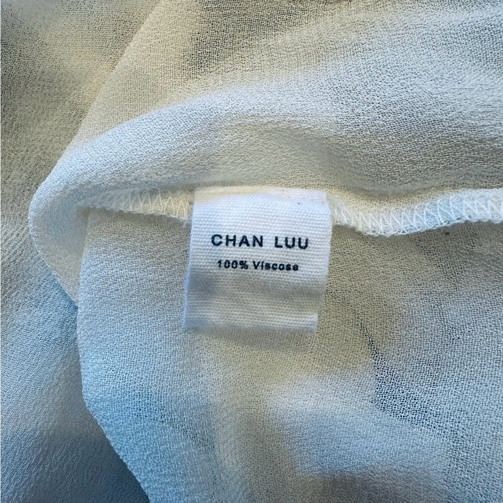 Chan Luu white Blouse with Intricate Embroidery - Picture 7 of 7